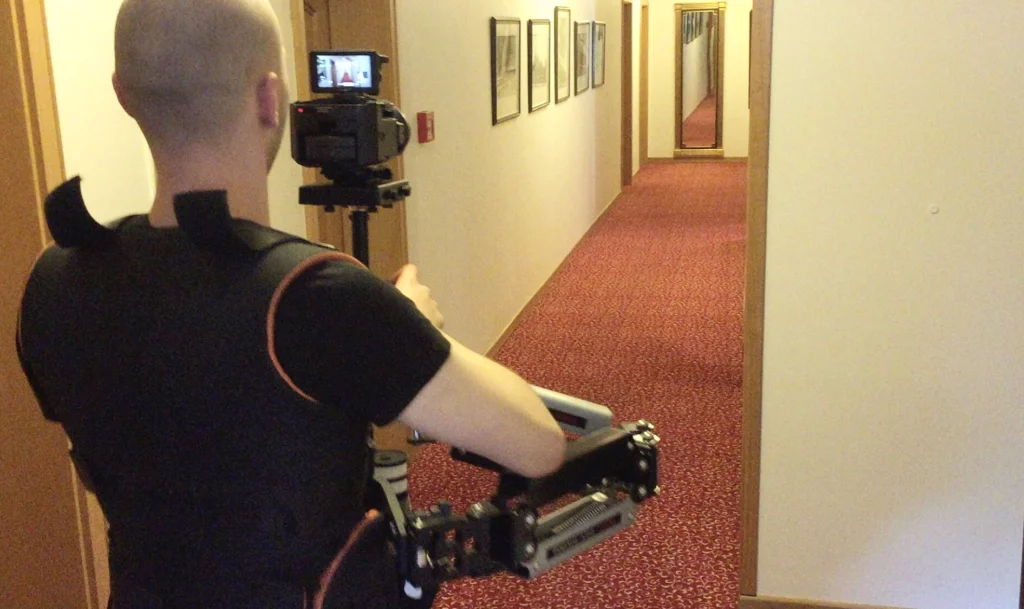 Werbe-Filmproduktion hinter der Kamera
